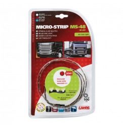Micro-Strip, 24V - 48 Led - 100 cm - Rosso