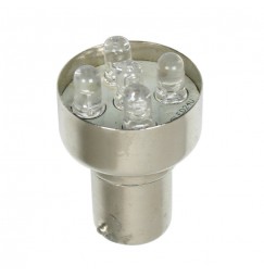 24V Lampada Multi-Led 5 Led - (R10W) - BA15s - 1 pz  - Scatola - Bianco