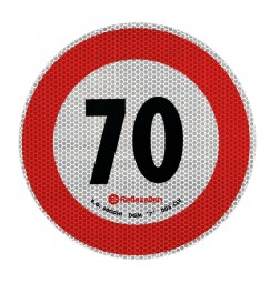 Contrassegno limite velocità - 70 Km/h