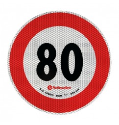 Contrassegno limite velocità - 80 Km/h