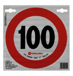 Contrassegno limite velocità - 100 Km/h