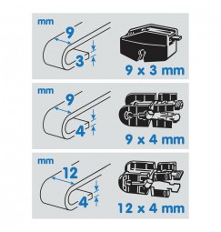 Optimax, spazzola tergicristallo per camion e furgoni - 55 cm (22") - 1 pz