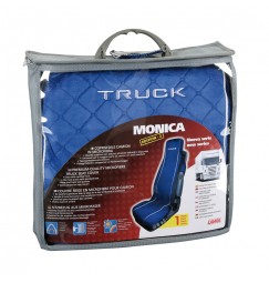 Monica, coprisedile in microfibra per camion - Blu
