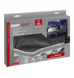Sindy, fascia parasole in microfibra per camion - Grigio