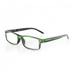 Caravaggio, occhiali da lettura - Ricarica singola gradazione - +1.0 - Verde/Nero