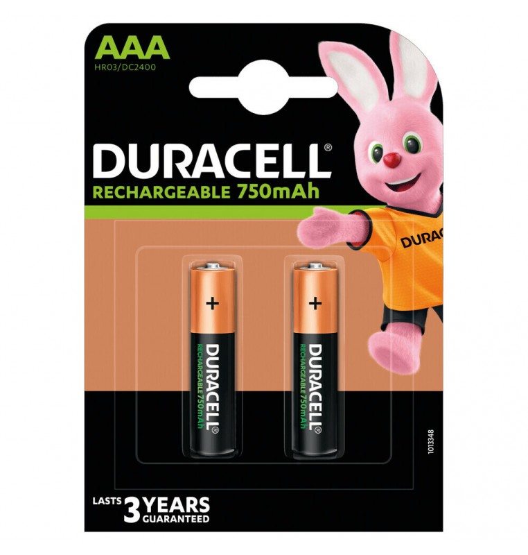 Duracell Recharge Plus, mini stilo “AAA”, 2 pz