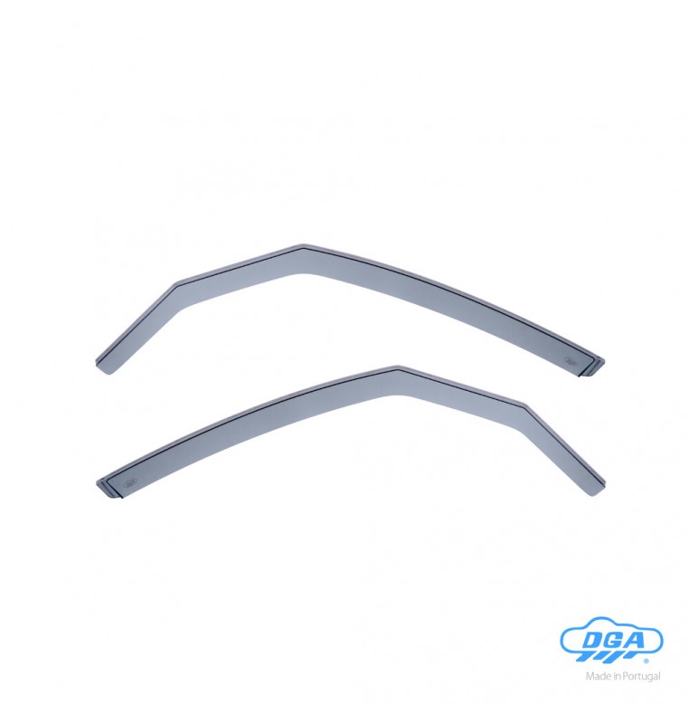 Set deflettori aria anteriori ad incastro, tipo lungo - compatibile per Ford Galaxy (10/15>10/19)