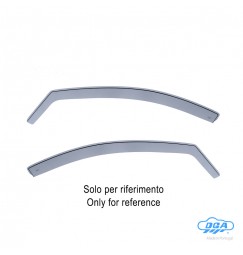 Set deflettori aria anteriori ad incastro, tipo lungo - compatibile per Ford Focus 5p (06/18>)