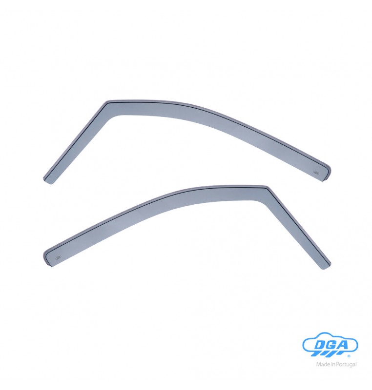 Set deflettori aria anteriori ad incastro, tipo lungo - compatibile per Hyundai H1 (10/97>01/08)  - Hyundai H200 (01/02>12/10)