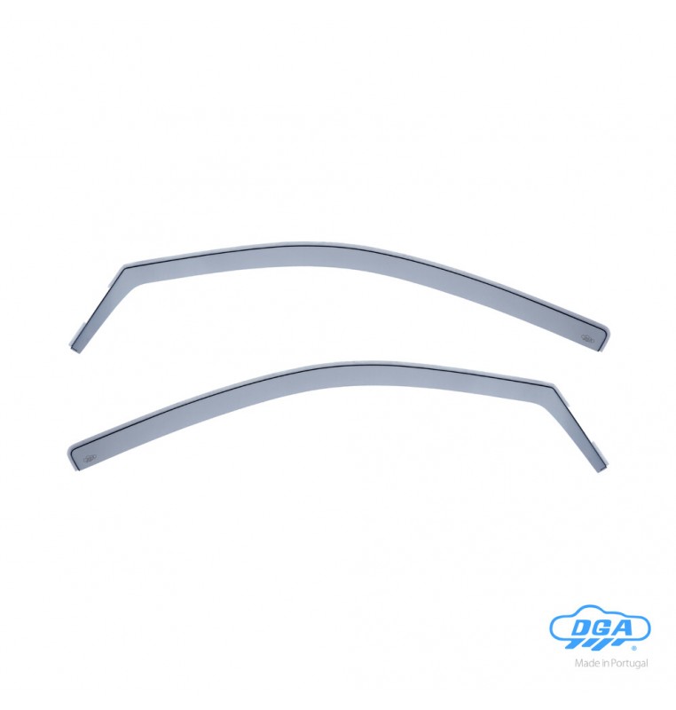Set deflettori aria anteriori ad incastro, tipo lungo - compatibile per Hyundai Getz 3p (07/02>01/09)