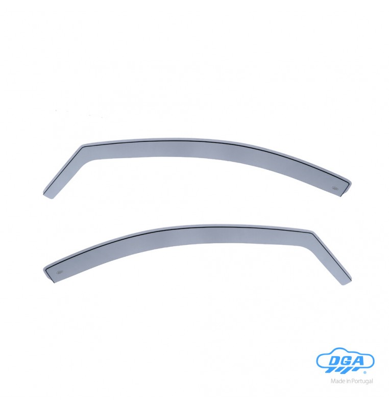 Set deflettori aria anteriori ad incastro, tipo lungo - compatibile per Hyundai i20 5p (02/09>10/14)