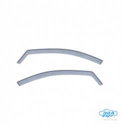 Set deflettori aria anteriori ad incastro, tipo lungo - compatibile per Hyundai ix35 (03/10>12/15)
