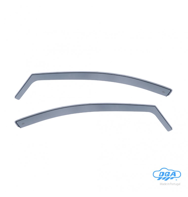 Set deflettori aria anteriori ad incastro, tipo lungo - compatibile per Hyundai i30 5p (03/12>12/16)