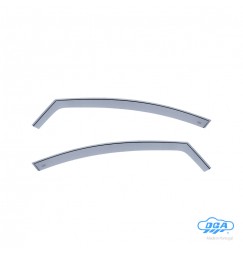 Set deflettori aria anteriori ad incastro, tipo lungo - compatibile per Hyundai i40 4p (04/12>06/15)  - Hyundai i40 Wagon (07/11
