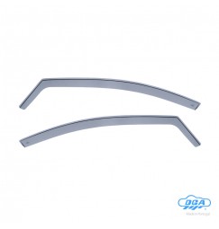 Set deflettori aria anteriori ad incastro, tipo lungo - compatibile per Honda Civic 5p (02/12>02/17)  - Honda Civic Tourer (04/1