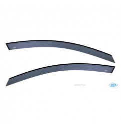 Set deflettori aria anteriori adesivi - compatibile per Mazda 3 4p (01/04>10/10)  - Mazda 3 5p (01/04>03/09)