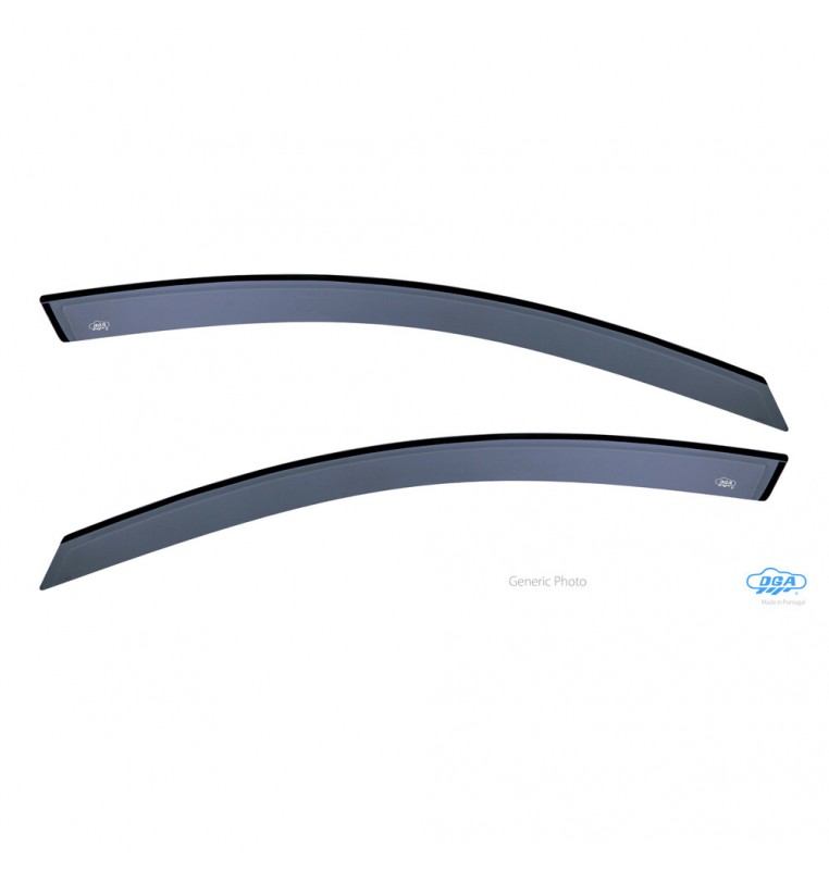 Set deflettori aria anteriori adesivi - compatibile per Mercedes Classe B (10/11>01/19)