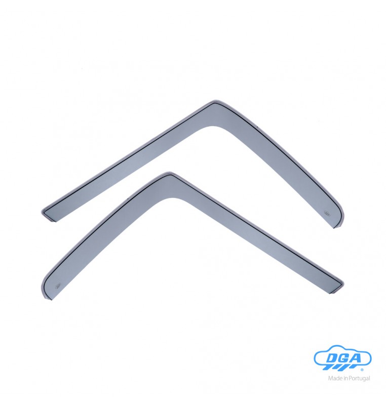 Set deflettori aria anteriori ad incastro, tipo lungo - compatibile per Mercedes Sprinter (06/18>)