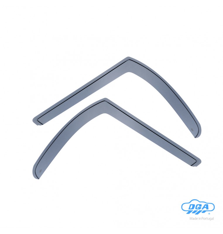 Set deflettori aria anteriori ad incastro, tipo lungo - compatibile per Opel Vivaro (08/01>12/13)