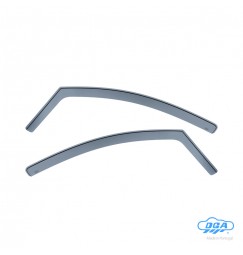 Set deflettori aria anteriori ad incastro, tipo lungo - compatibile per Peugeot 207 3p (05/06>11/12)