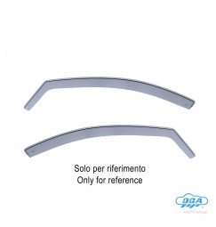 Set deflettori aria anteriori ad incastro, tipo lungo - compatibile per Toyota Yaris 5p (09/20>)