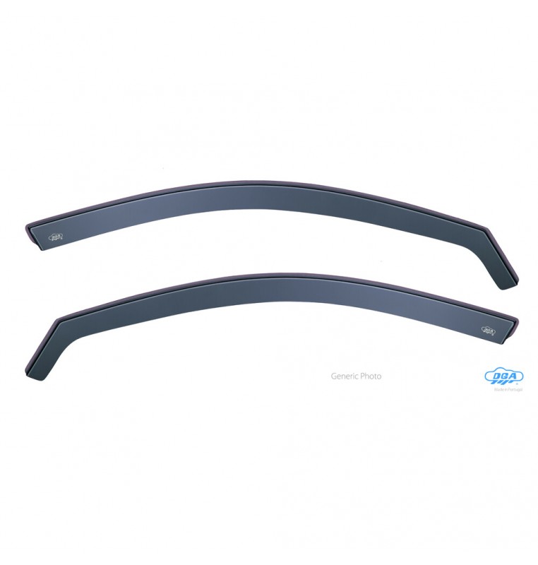 Set deflettori aria anteriori ad incastro, tipo lungo - compatibile per Toyota Proace City Long (05/20>)  - Toyota Proace City S