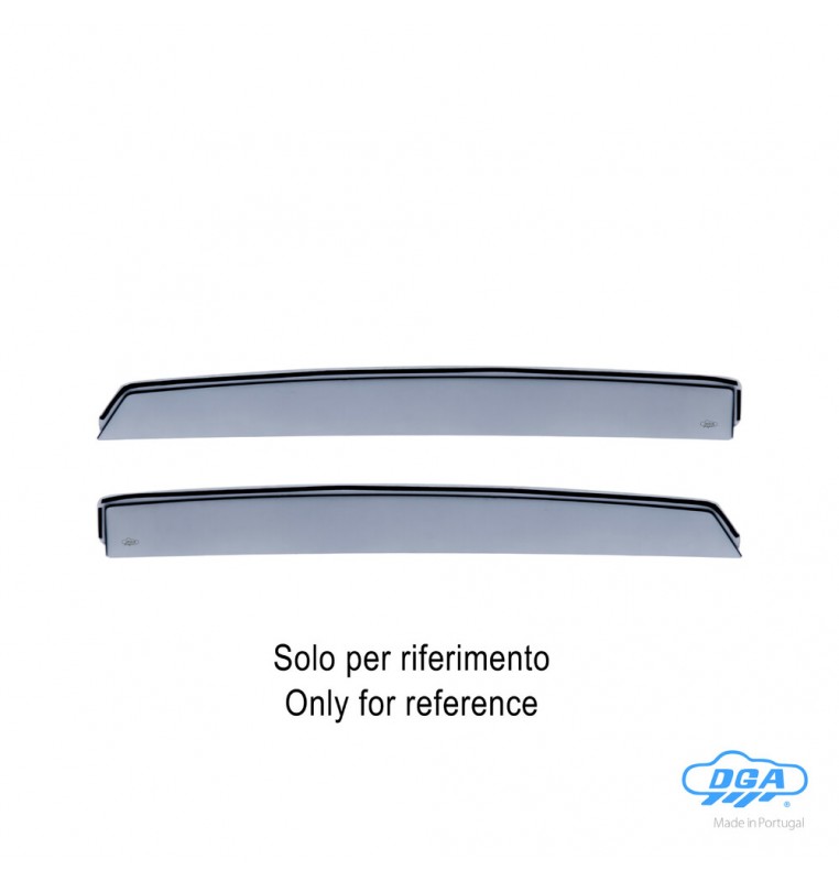 Set deflettori aria posteriori ad incastro - compatibile per Ford Focus 5p (06/18>)