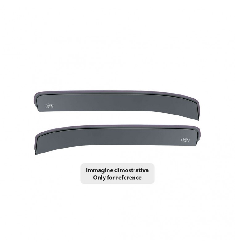 Set deflettori aria posteriori adesivi - compatibile per Honda Civic 4p (03/17>07/22)