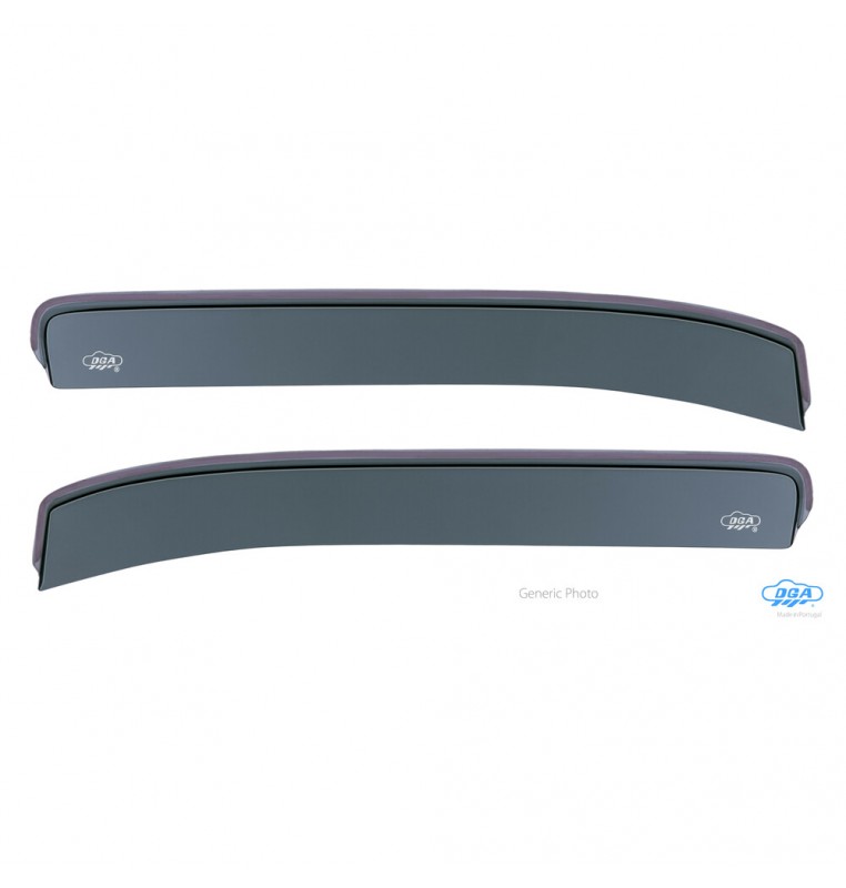 Set deflettori aria posteriori ad incastro - compatibile per Seat Leon 5p (01/13>05/20)