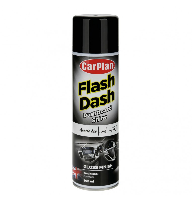 Flash Dash, pulitore per cruscotti, effetto lucido - 500 ml - Artic Ice