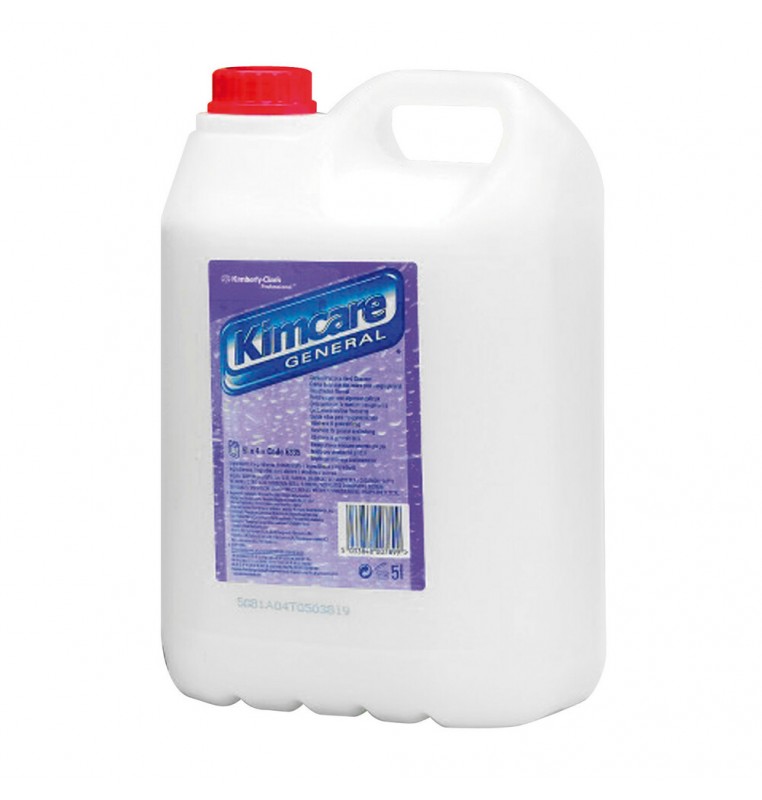 Kimcare General, fustino da 5L, detergente liquido per mani universale per dosatori