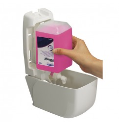 Dispenser in plastica per detergente mani