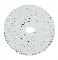 Original Kienzle, set 100 pz dischi tachigrafo omologati - 100 Km/h