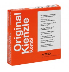 Original Kienzle, set 100 pz dischi tachigrafo omologati - 180 Km/h