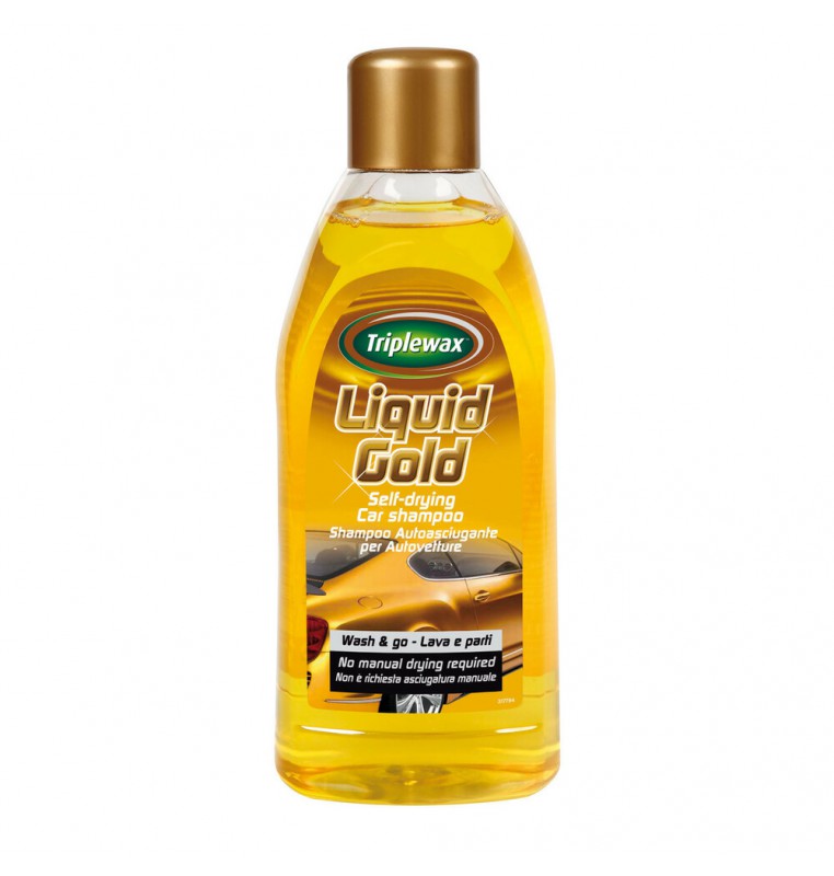 Liquid Gold, shampoo autoasciugante per auto - 500 ml