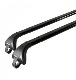 Snap Steel Rail, set completo barre portatutto telescopiche in acciaio - L - F0