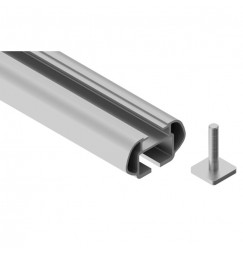 Alumia, coppia barre portatutto in alluminio - M - 120 cm