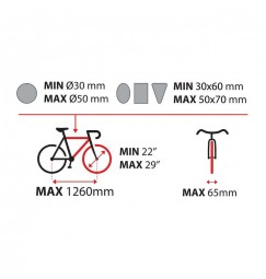 Elix 2, portabiciclette per gancio traino - 2 bici