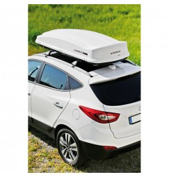 Box 530, box tetto in ABS, 530 litri - Bianco lucido