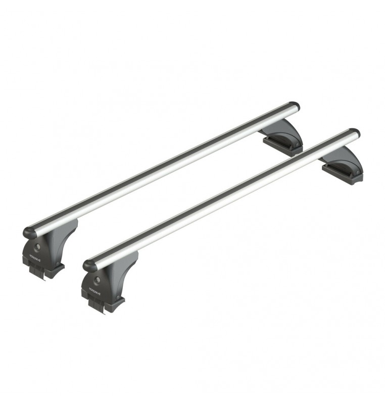 Alumia, set completo barre portatutto in alluminio - M - Evos ST - C002