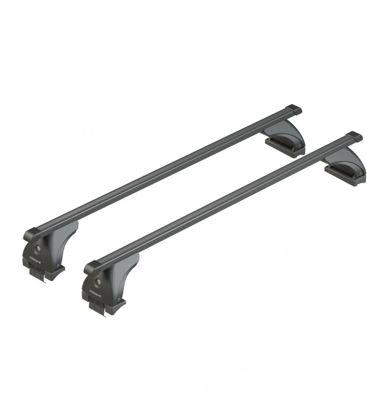 Quadra, set completo barre portatutto in acciaio - L - Evos ST - C010