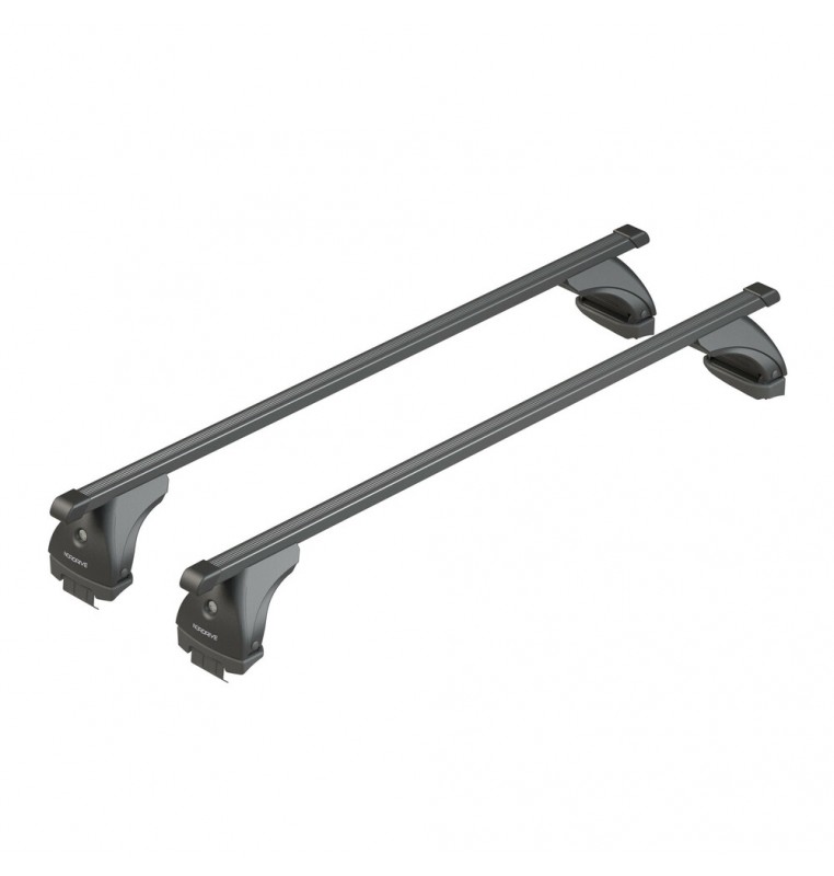 Quadra, set completo barre portatutto in acciaio - L - Evos ST - C193