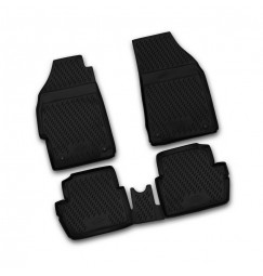 Set tappeti su misura in TPE - compatibile per  Chevrolet Spark (02/10>09/15)