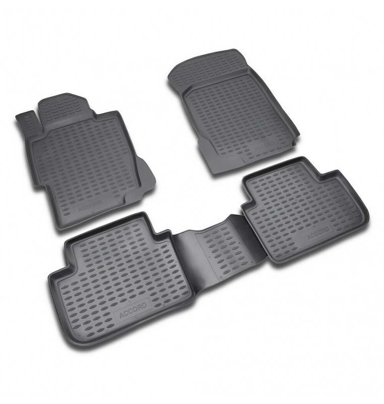 Set tappeti su misura in TPE - compatibile per  Honda Accord 4p (06/08>09/14) -  Honda Accord Tourer (07/08>12/13)