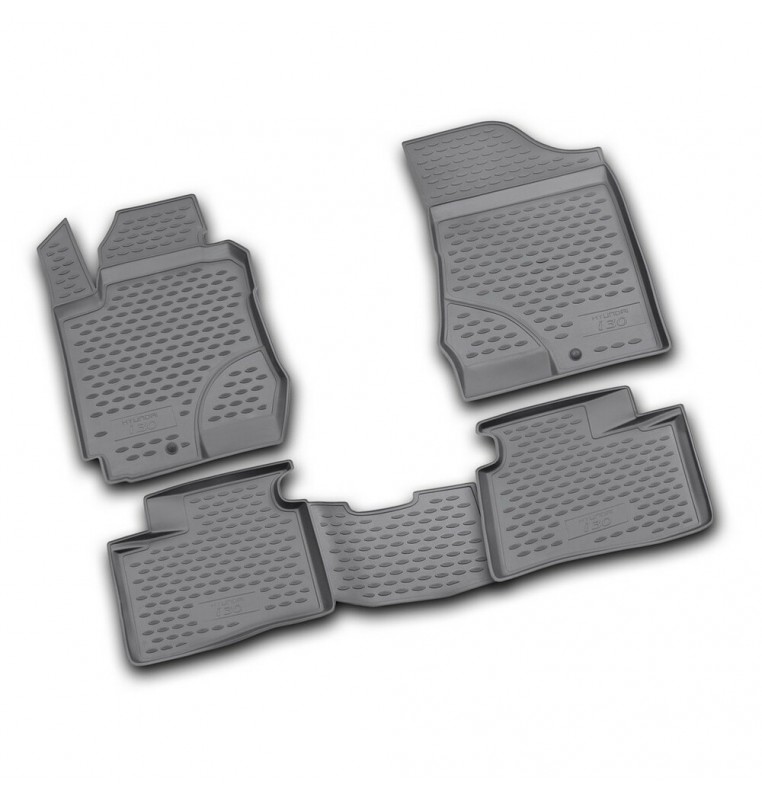 Set tappeti su misura in TPE - compatibile per  Hyundai i30 5p (09/07>02/12) -  Hyundai i30 CW (04/08>08/12)