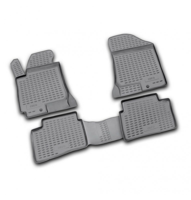 Set tappeti su misura in TPE - compatibile per  Kia Cee'd 5p (02/07>04/12) -  Kia Cee'd Sporty Wagon (09/07>08/12)