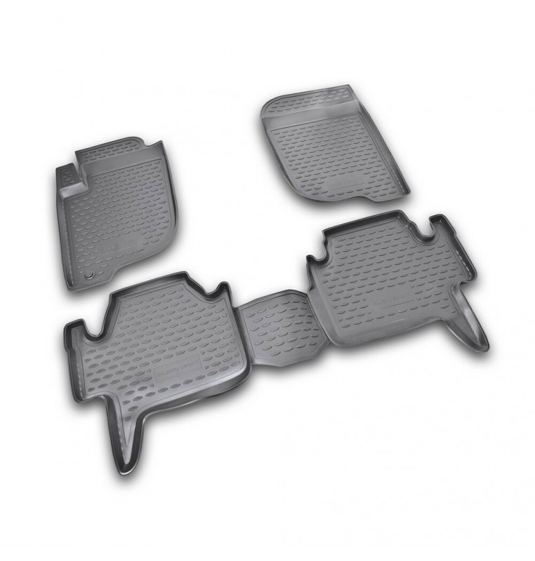 Set tappeti su misura in TPE - compatibile per  Mitsubishi Pajero Sport (07/08>12/12)