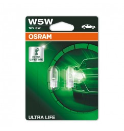 12V Ultra Life - W5W - 5W - W2,1x9,5d - 2 pz  - Blister