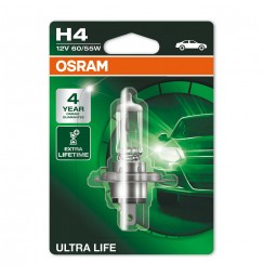 12V Ultra Life - H4 - 60/55W - P43t  - 1 pz  - Blister
