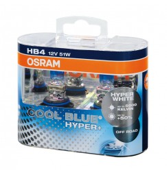 12V Cool Blue Hyper+ - (HB4) - 51W - P22d - 2 pz  - Scatola Plast.